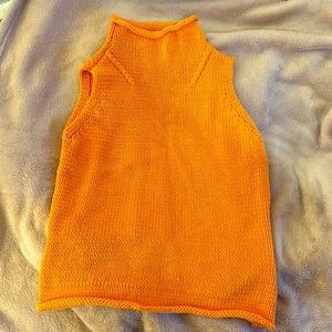 Vintage Saks Mock Neck Sweater Vest